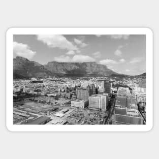 Vintage Cityscape Capetown South Africa Sticker